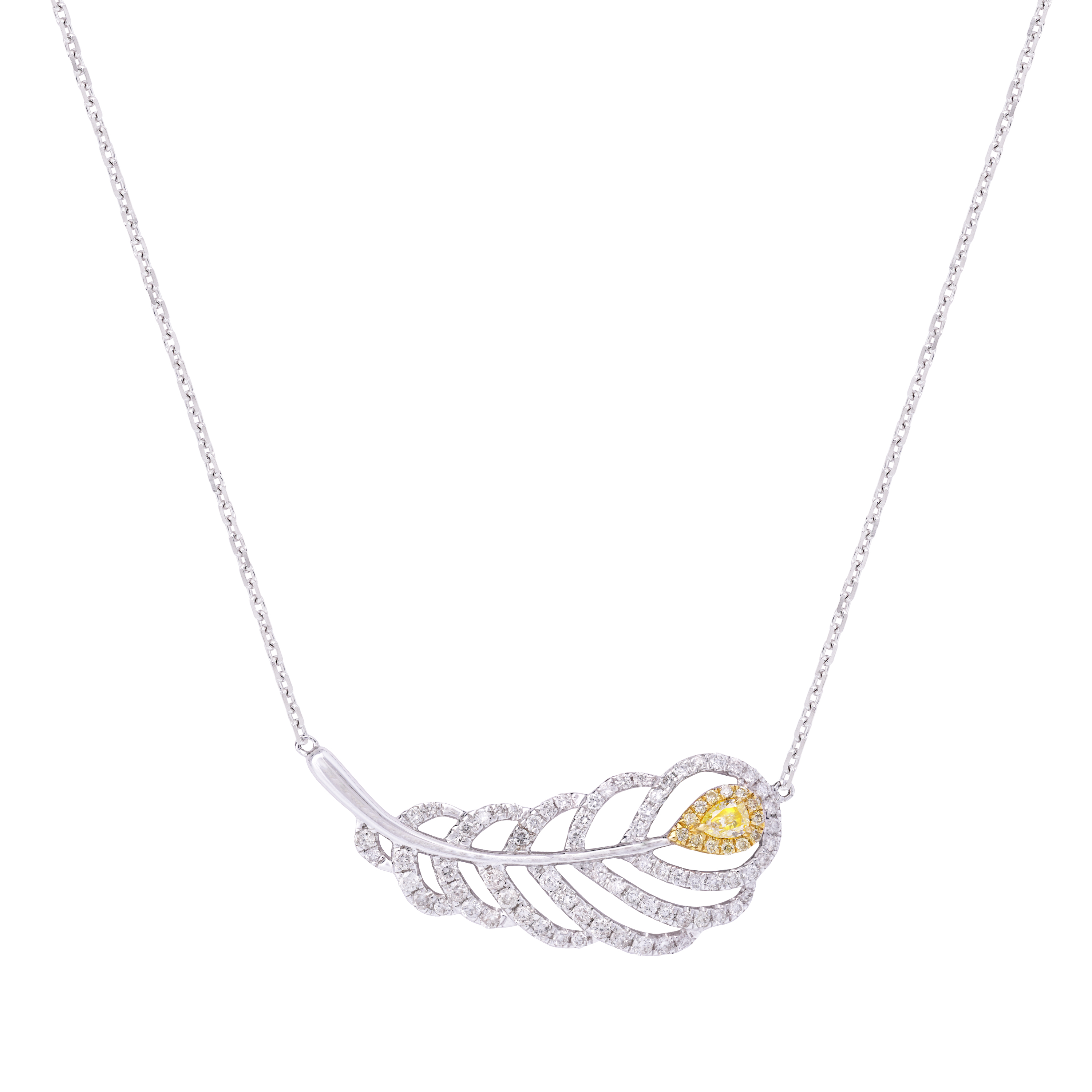 Shikoba Fancy Diamond Necklace